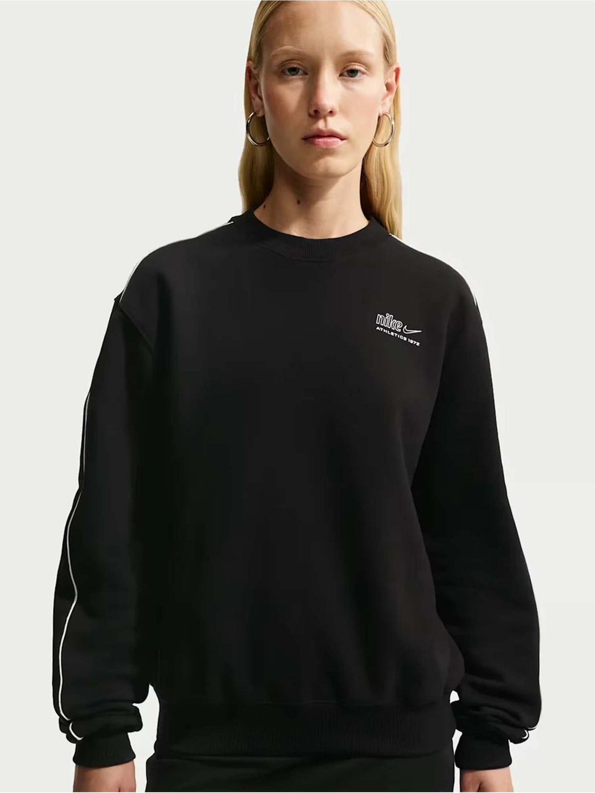 Nike Studio Fleece, felpa da donna nera