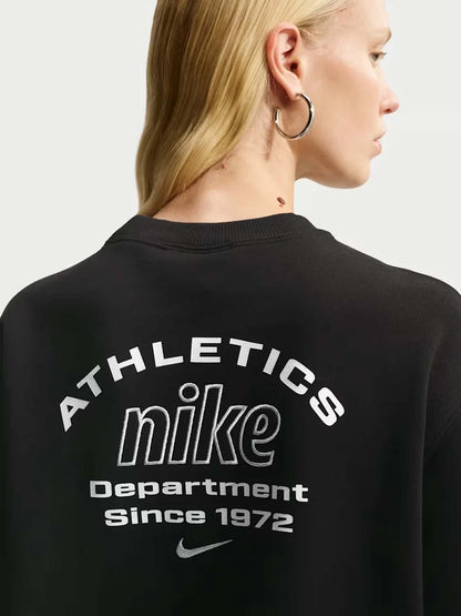Nike Studio Fleece, felpa da donna nera
