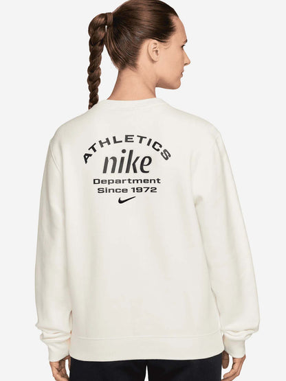 Nike Studio Fleece, felpa da donna panna