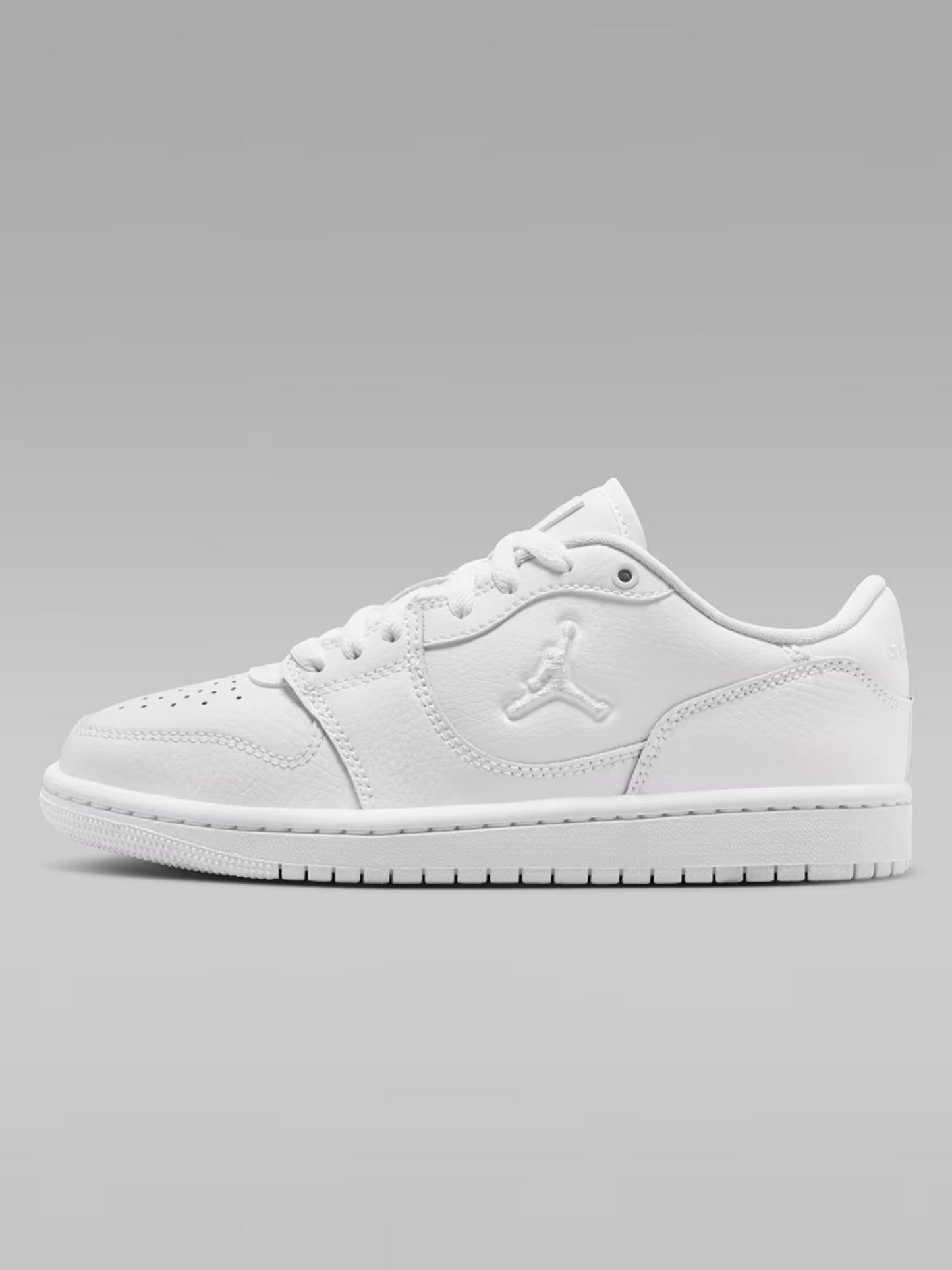 Nike Jordan Court Connect Low, sneakers unisex bambino bianche