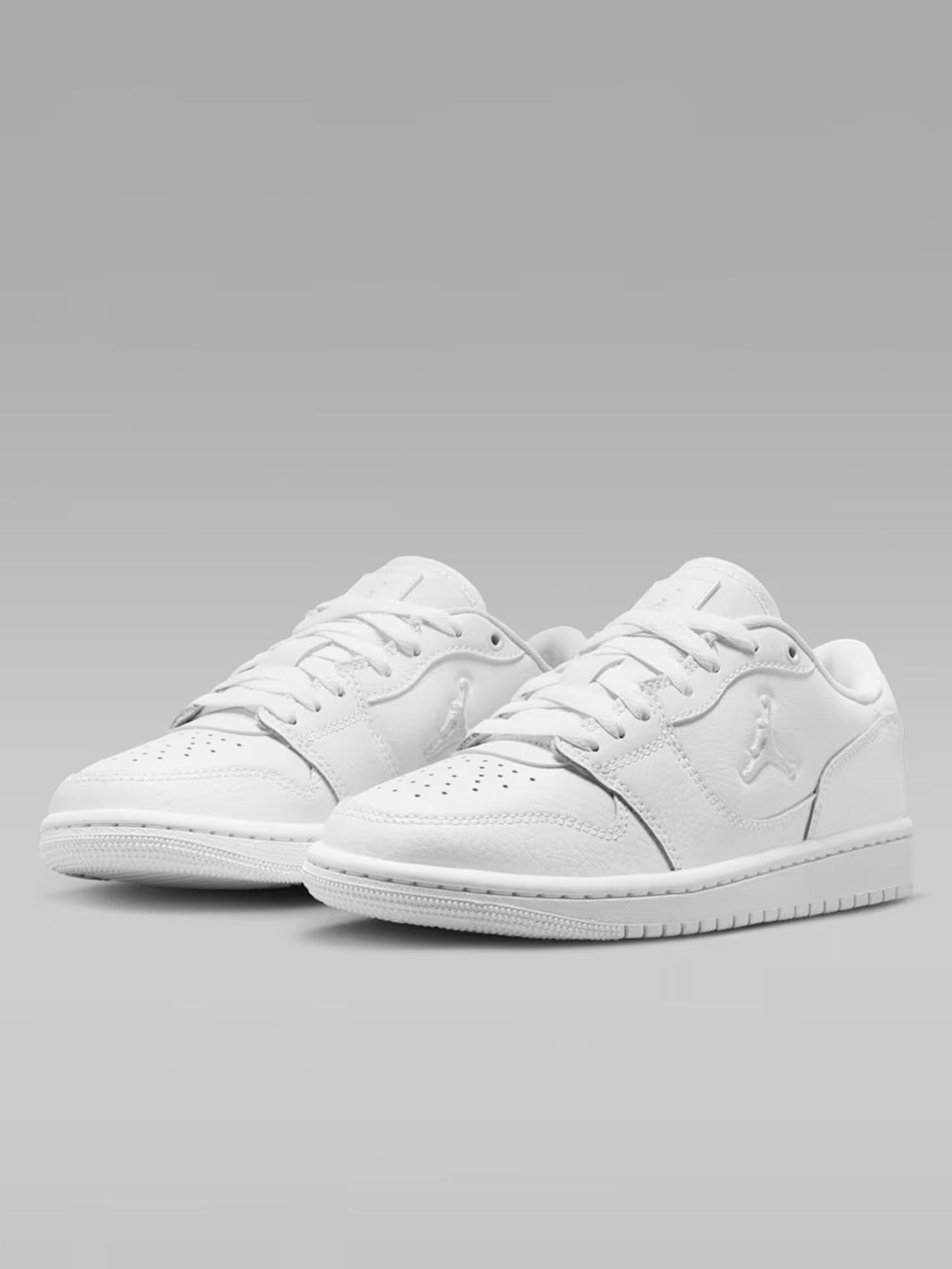 Nike Jordan Court Connect Low, sneakers unisex bambino bianche