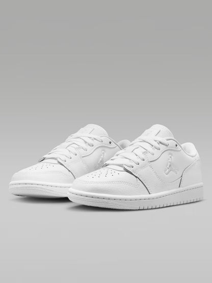 Nike Jordan Court Connect Low, sneakers unisex bambino bianche