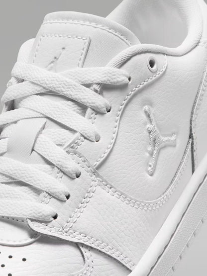 Nike Jordan Court Connect Low, sneakers unisex bambino bianche