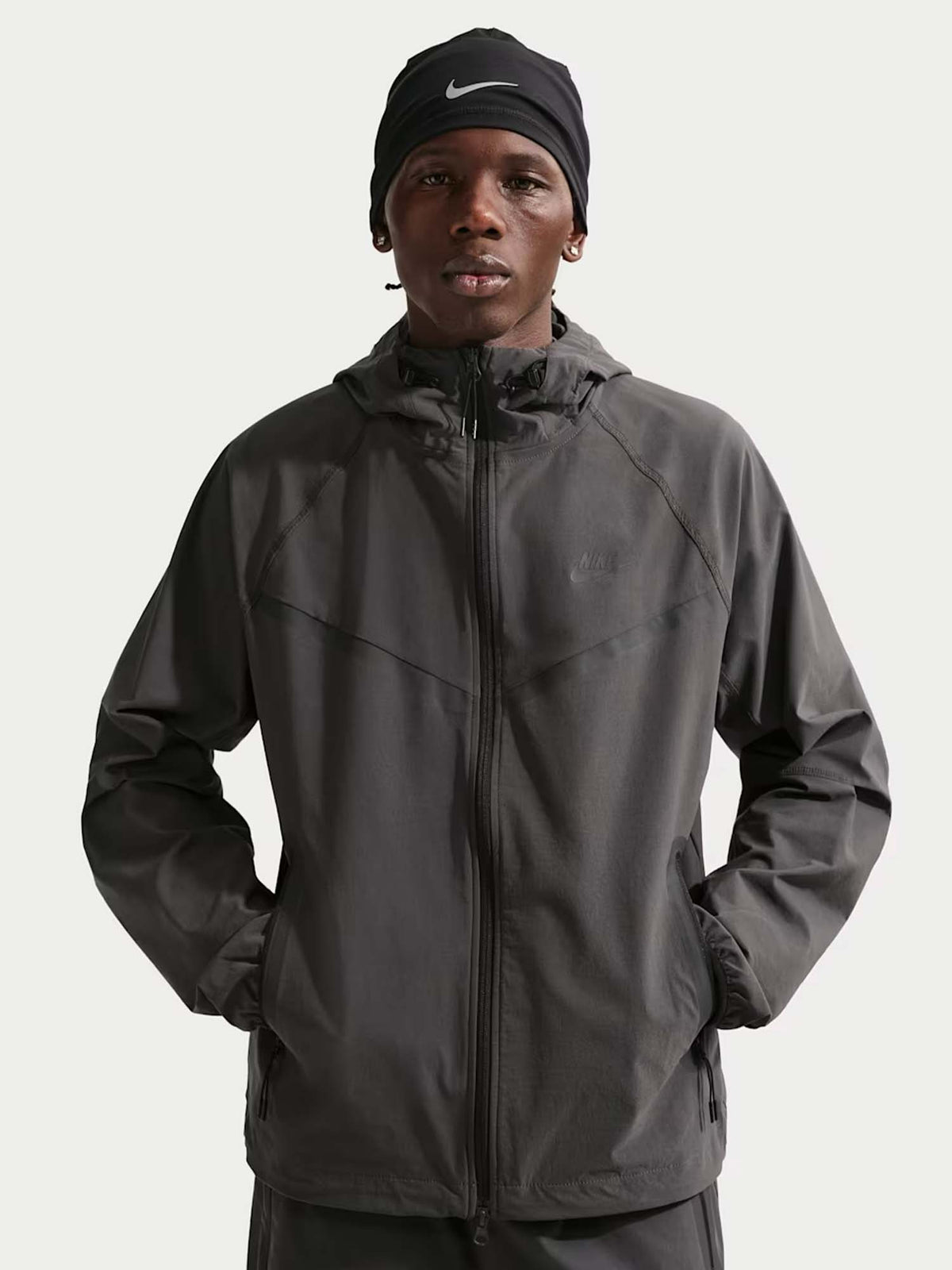 Nike Tech Wove, felpa da uomo grigia
