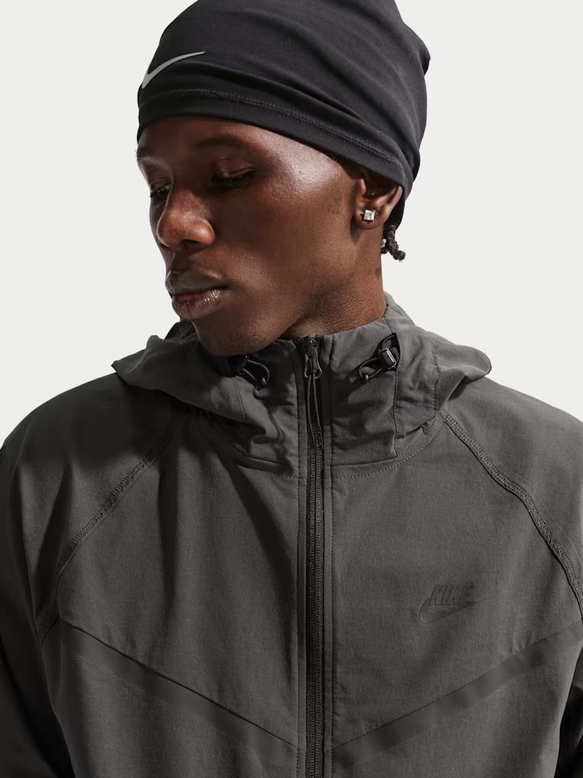 Nike Tech Wove, felpa da uomo grigia
