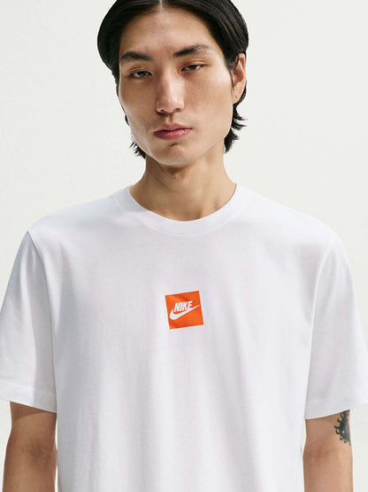 Nike IV5209 100, t-shirt maniche corte da uomo bianca