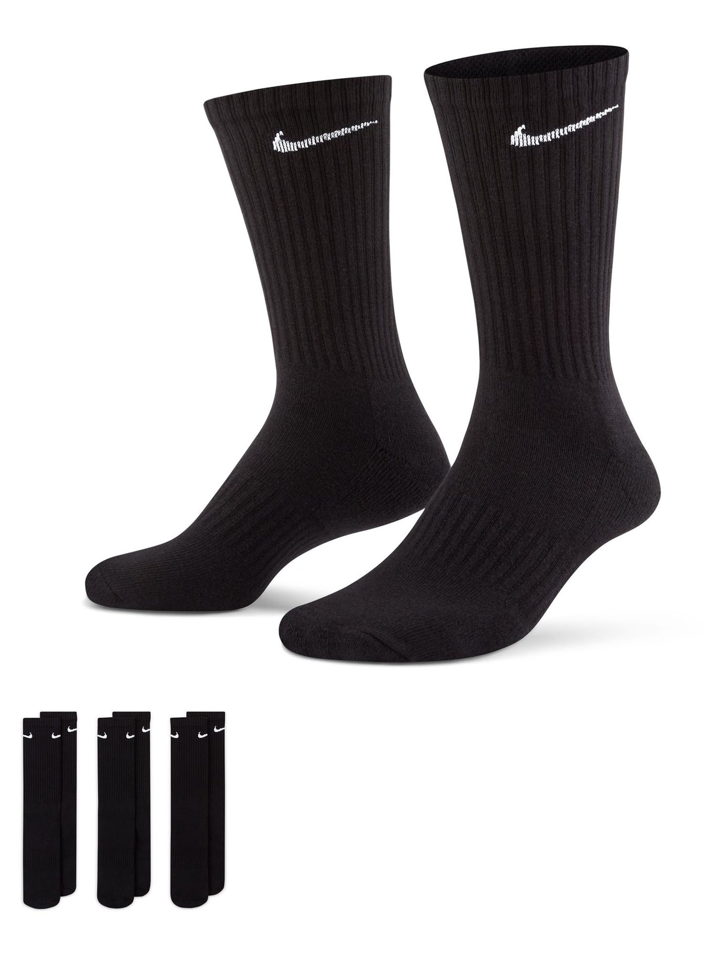 CALZE 3 PAIA CUSHIONED NIKE UNISEX NERO