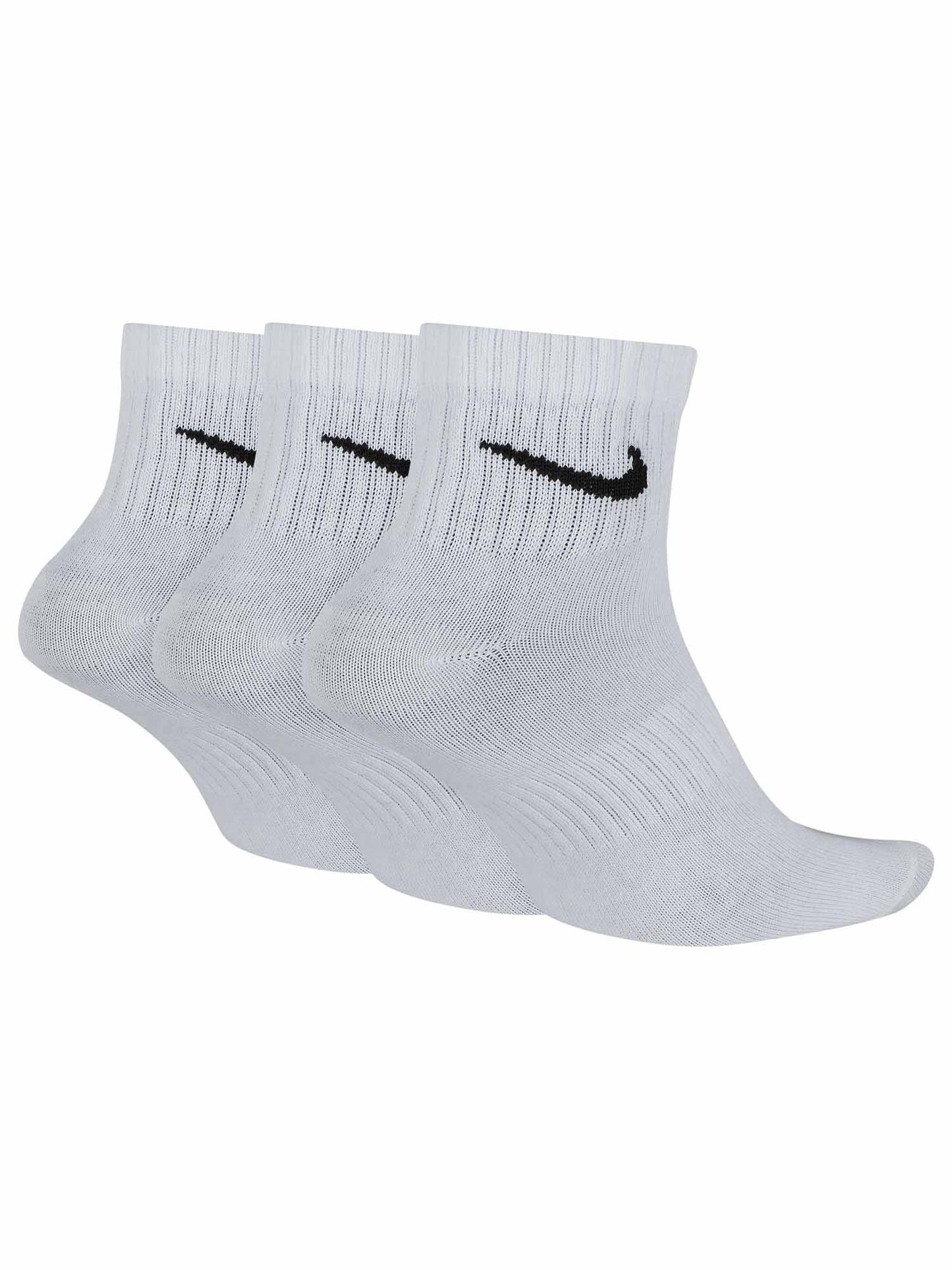 Calze sportive unisex Nike bianche con tecnologia Dri-FIT