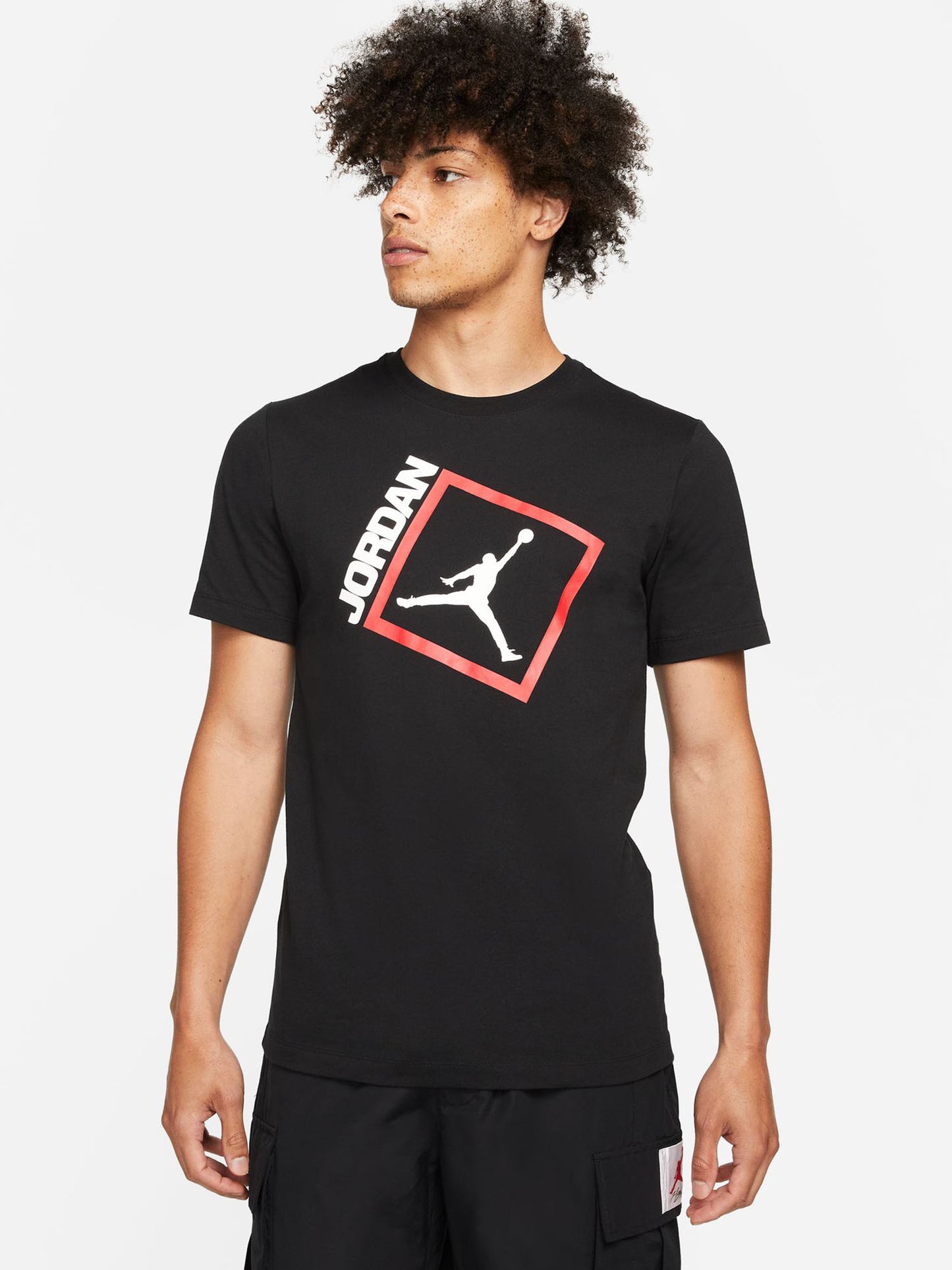 Jordan Jumpman Box, t-shirt da uomo nera a manica corta