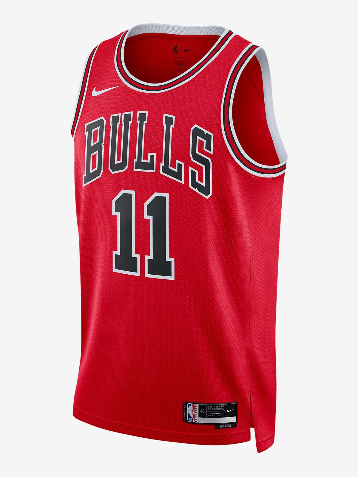 Nike chicago bulls canotta basket da uomo rosso