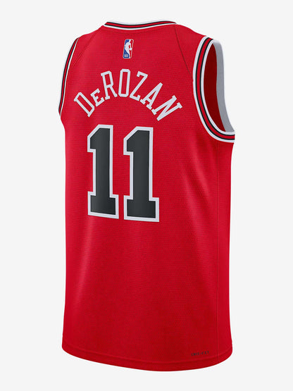 Nike chicago bulls canotta basket da uomo rosso