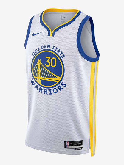 Nike golden state wa canotta basket da uomo bianco