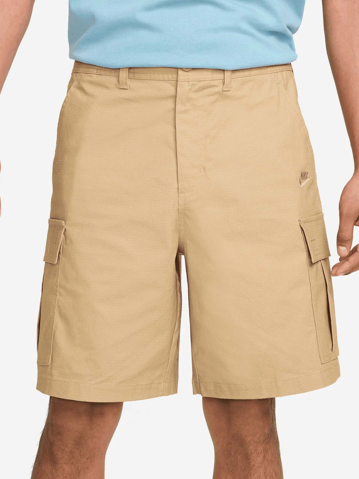 Nike short rip stop da uomo beige