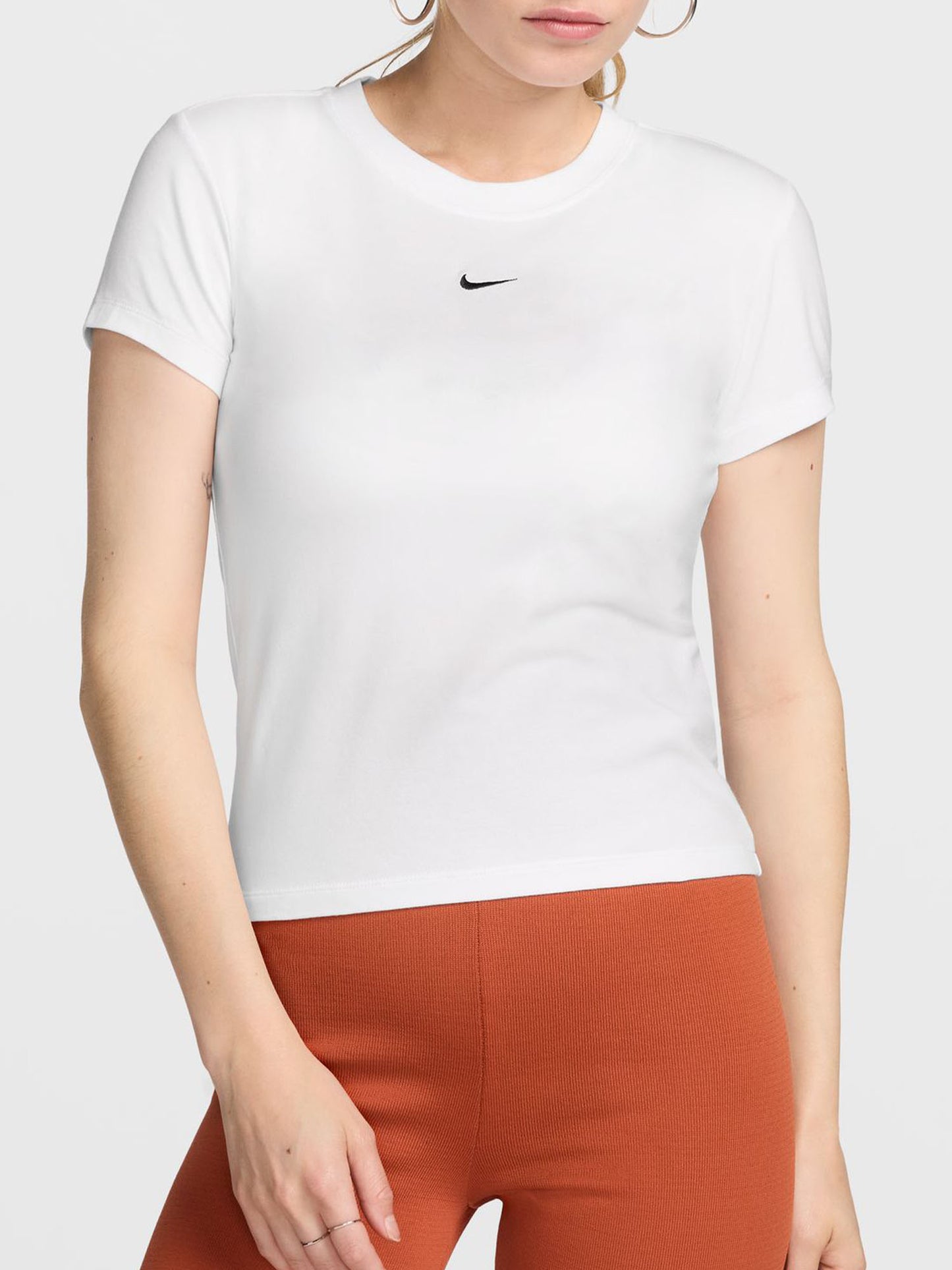 T-SHIRT CROP CHILL NIKE DA DONNA BIANCO