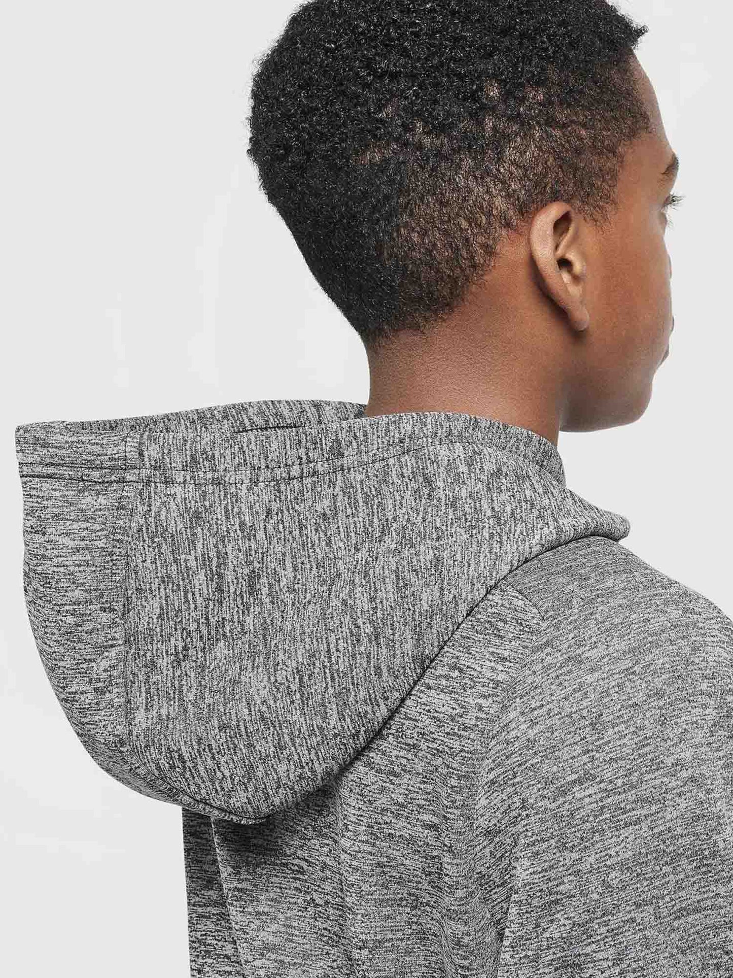 FELPA CON CAPPUCCIO THERMA FIT NIKE DA JUNIOR GRIGIO