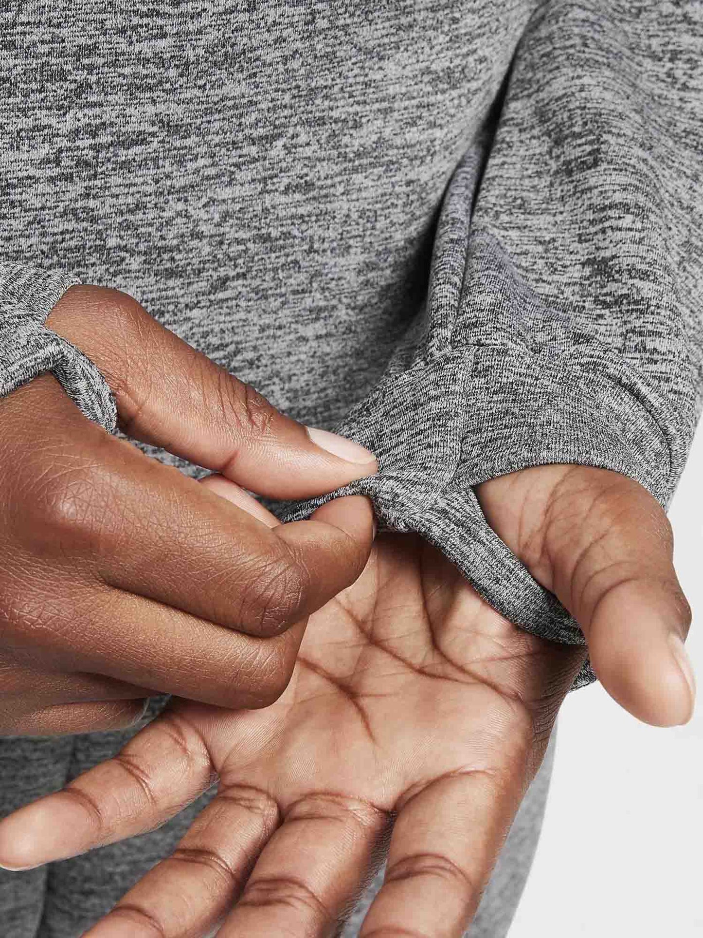 FELPA CON CAPPUCCIO THERMA FIT NIKE DA JUNIOR GRIGIO