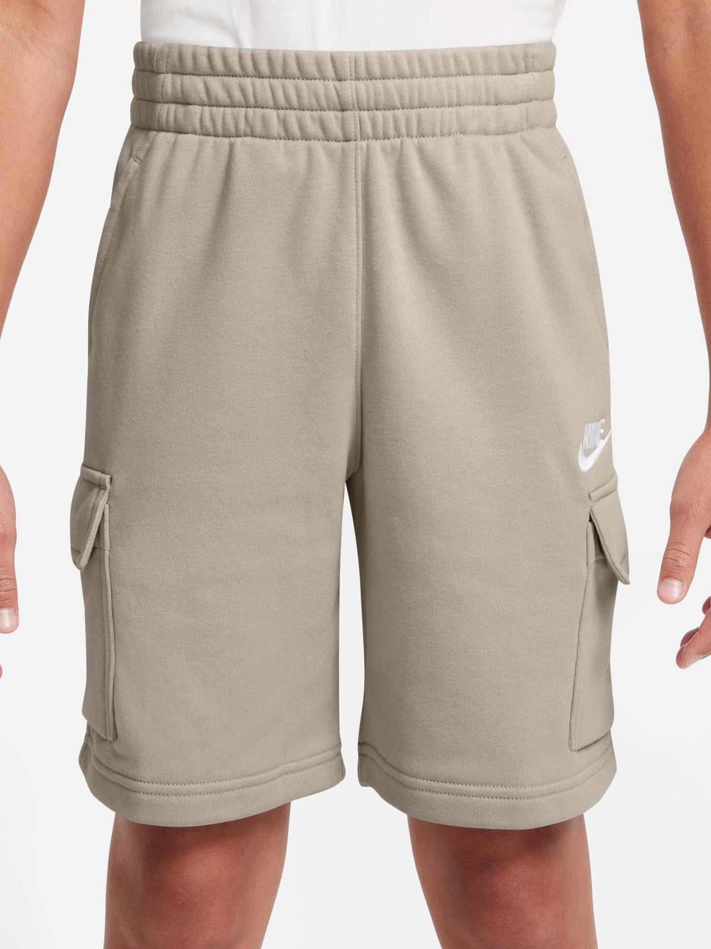 Nike Sportswear Club, shorts cargo unisex bambino crema