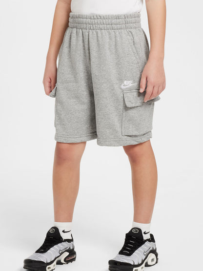 Nike Sportswear Club, shorts cargo unisex bambino crema