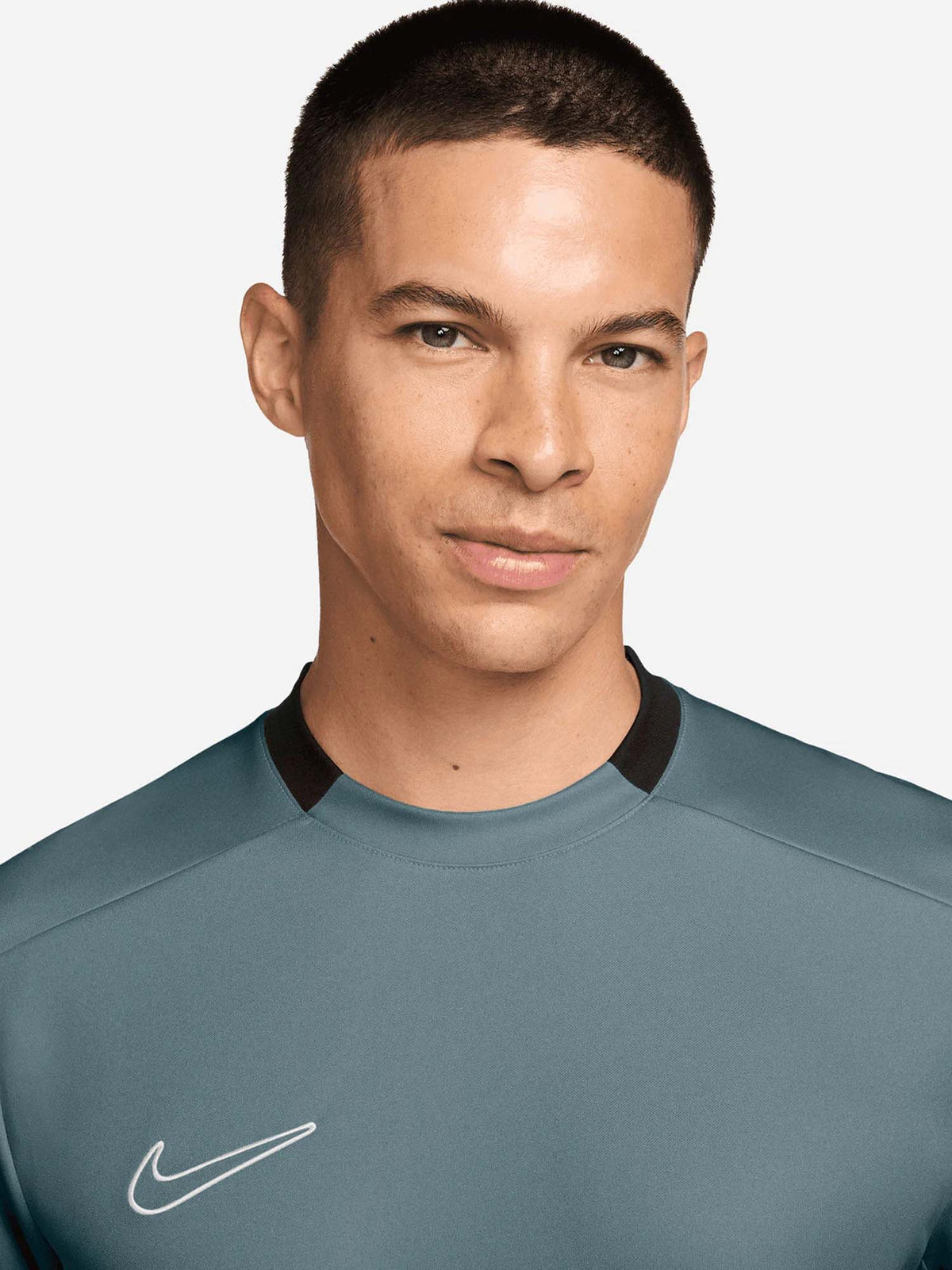 Nike t-shirt mm calcio da uomo mineral gray