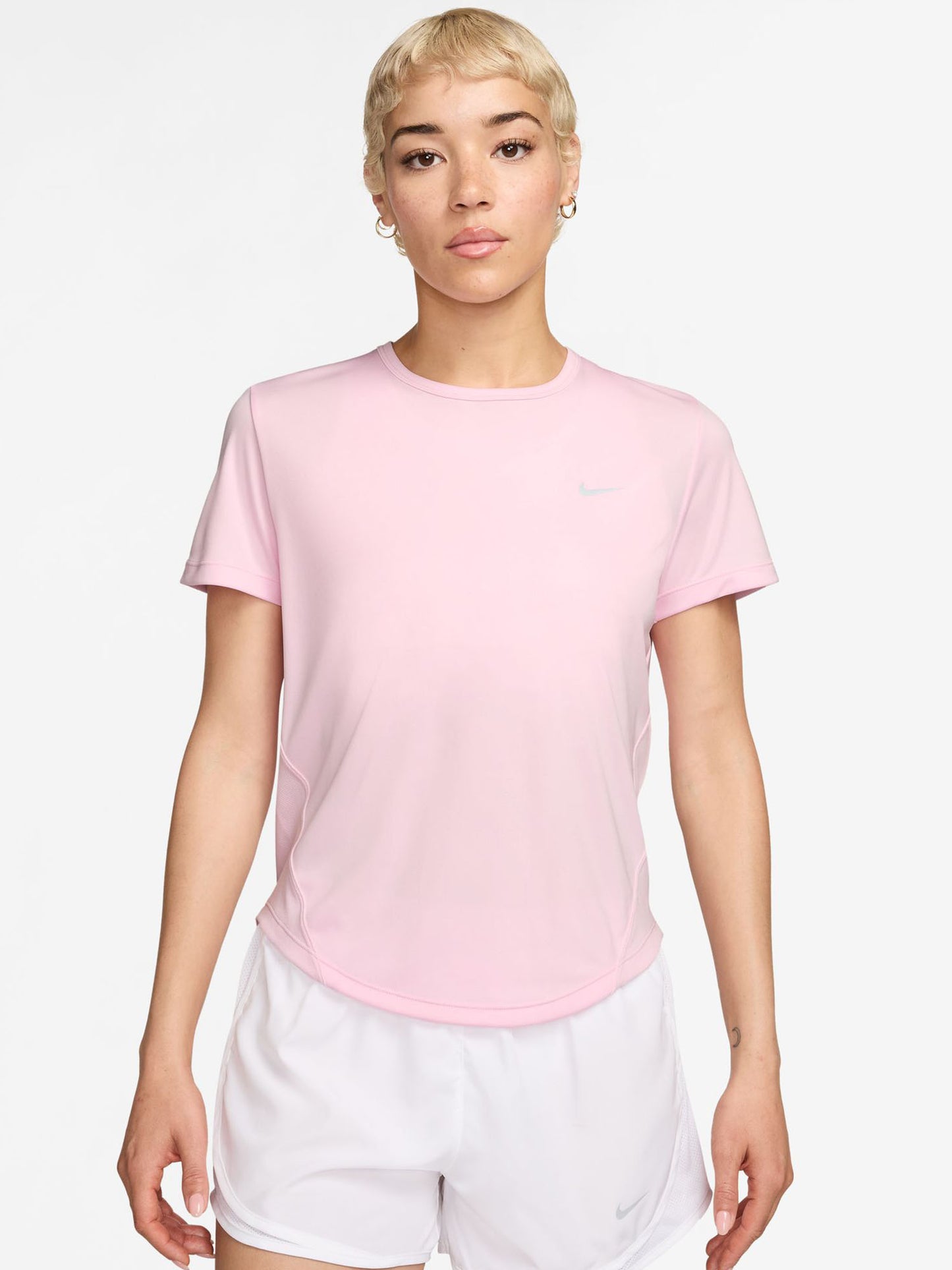 Nike Tempo, t-shirt running donna fucsia leggera e traspirante
