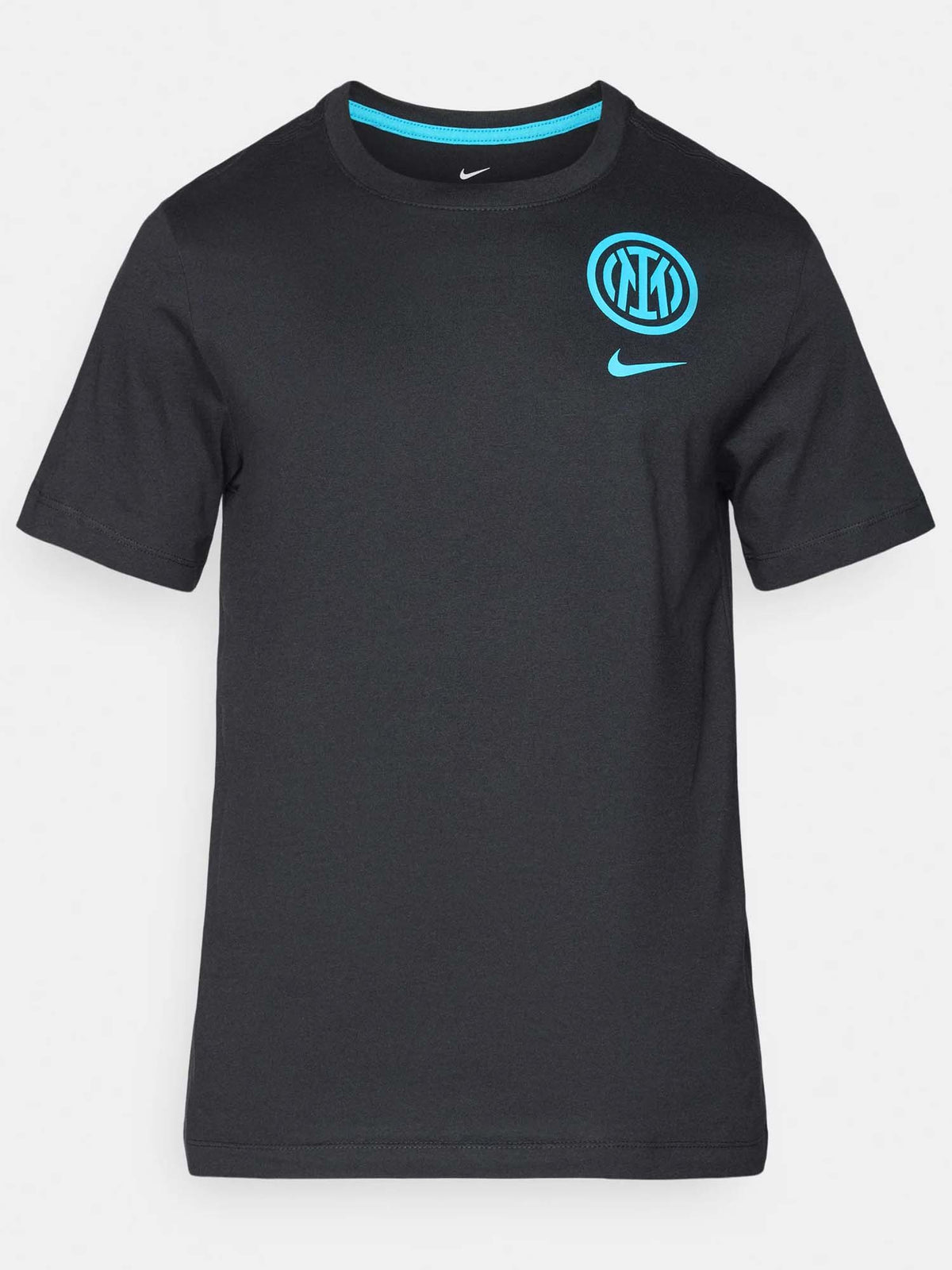Nike inter t-shirt mm calcio da uomo nero