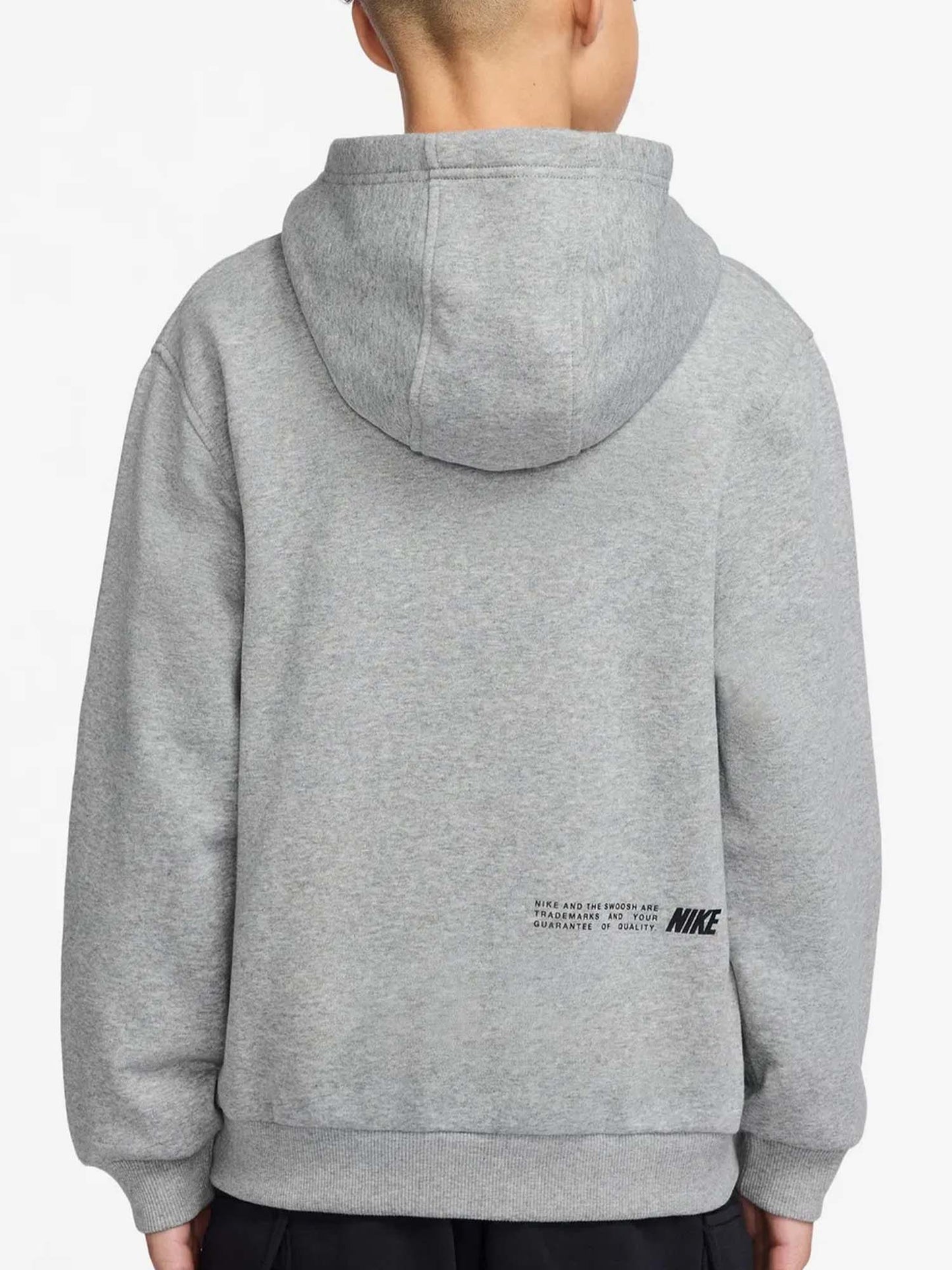 FELPA CON CAPPUCCIO NIKE JUNIOR UNISEX GRIGIO