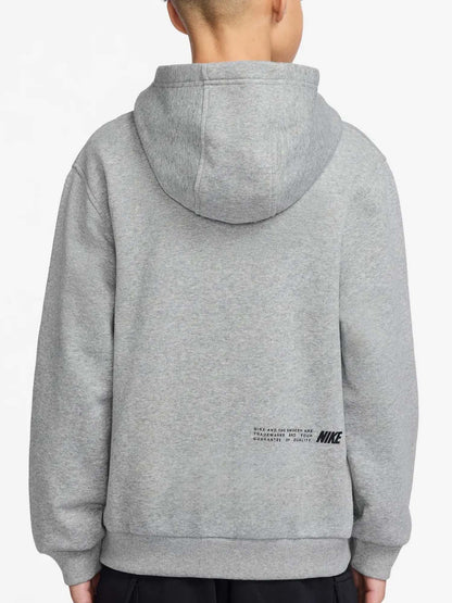 FELPA CON CAPPUCCIO NIKE JUNIOR UNISEX GRIGIO
