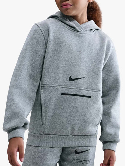 FELPA CON CAPPUCCIO NIKE JUNIOR UNISEX GRIGIO