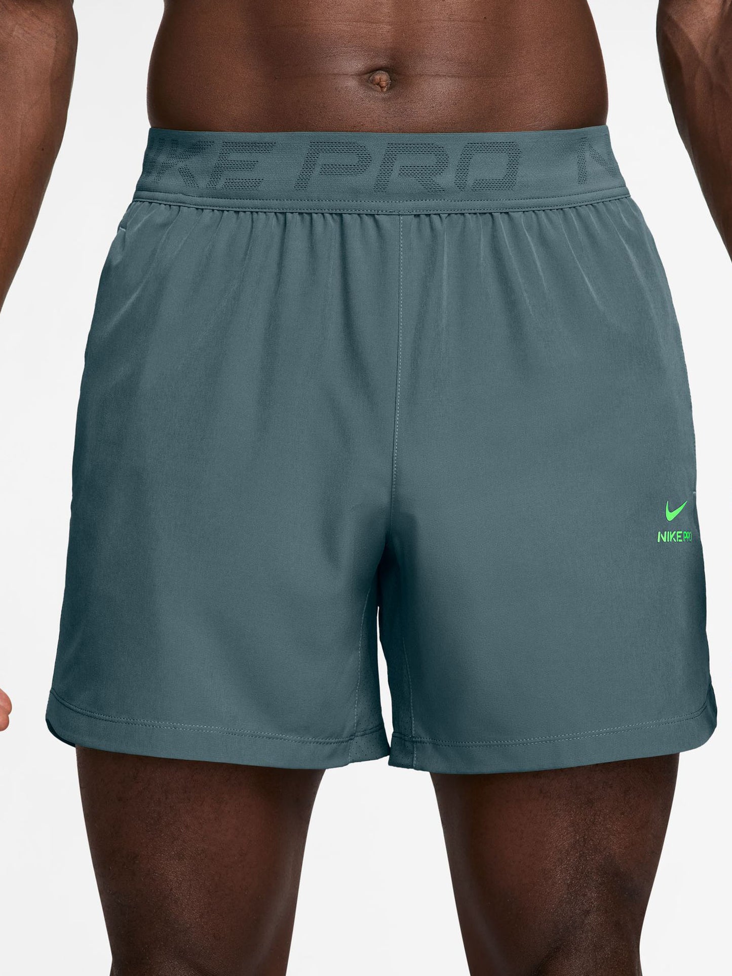 Nike Pro Training, shorts da uomo grigi da 6 pollici