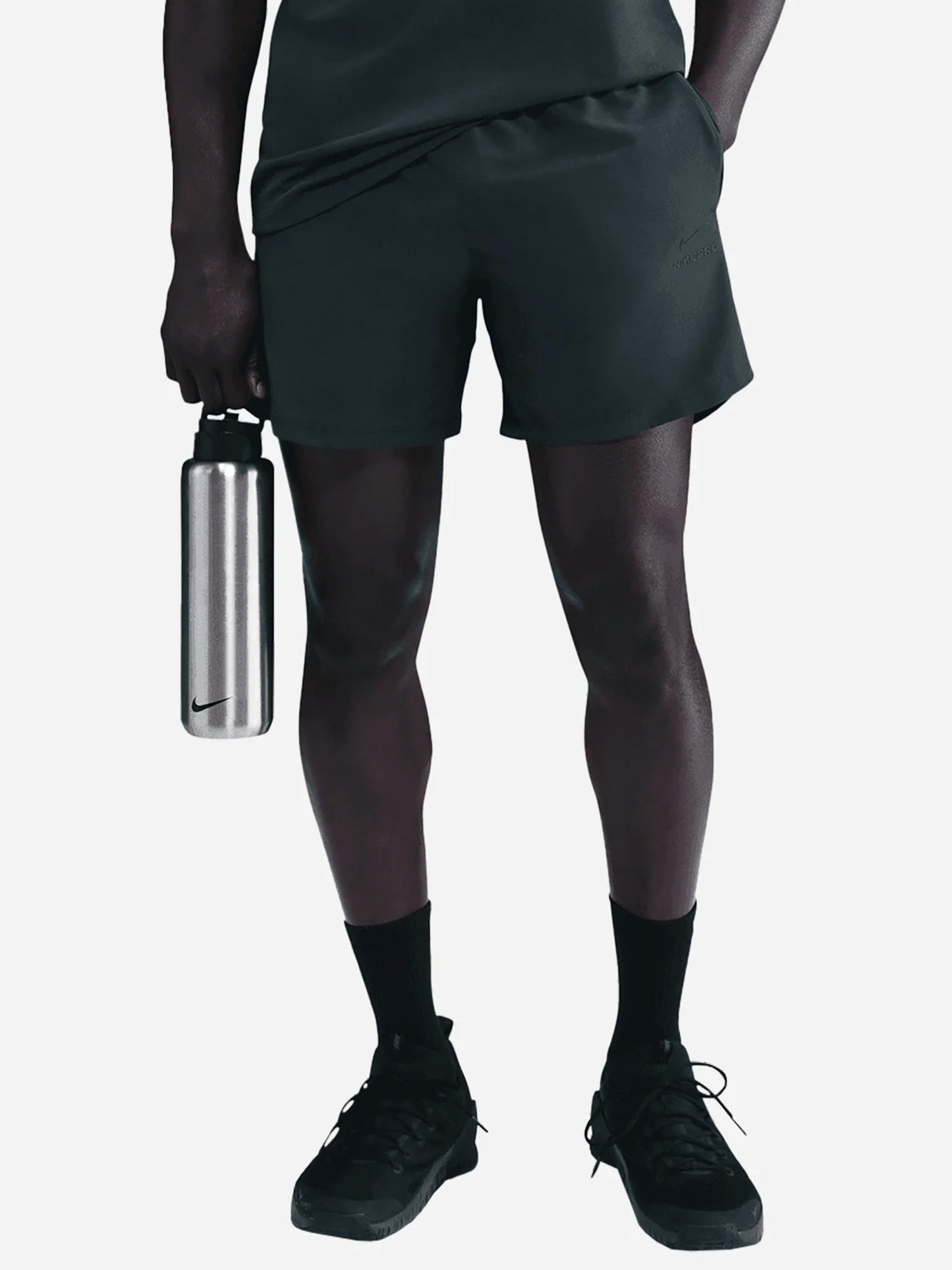 SHORT TRAINING NIKE PRO DA UOMO VERDE