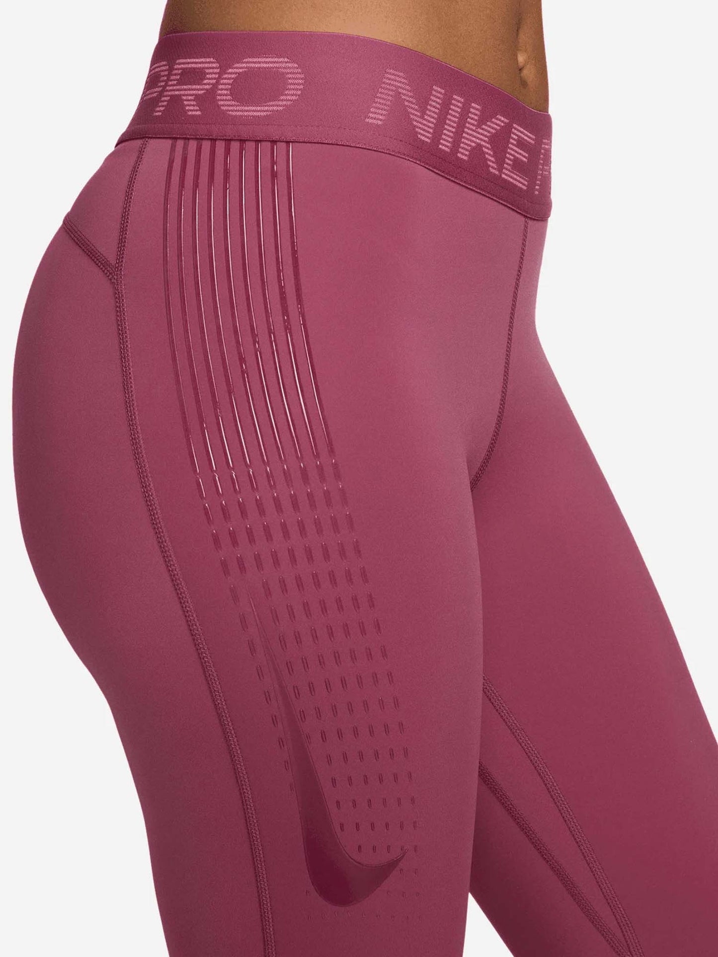 LEGGINGS TRAINING NIKE PRO DA DONNA BORDEAUX