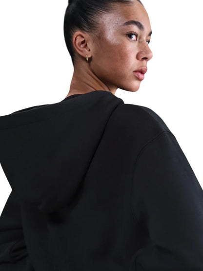 FELPA CROP NIKE DA DONNA NERO