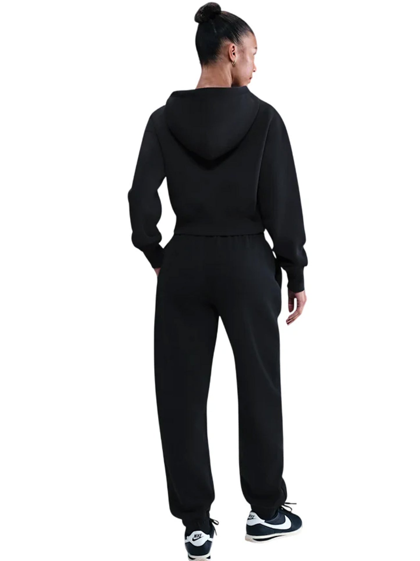 FELPA CROP NIKE DA DONNA NERO