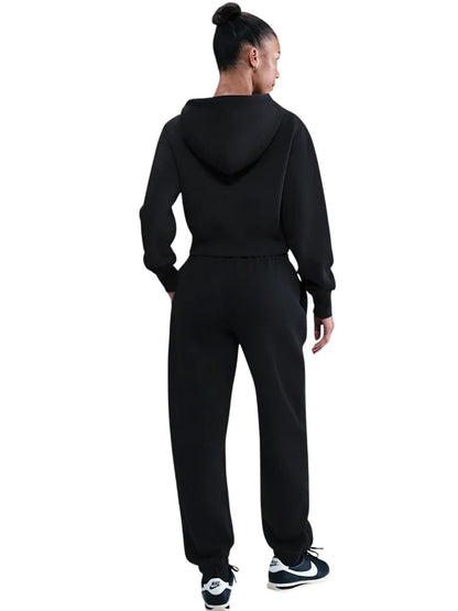 FELPA CROP NIKE DA DONNA NERO