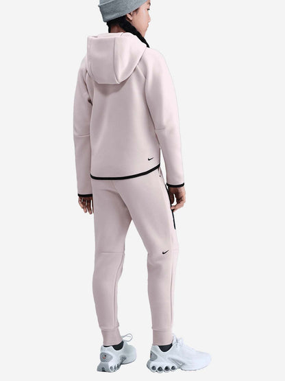 FELPA TECH CON CAPPUCCIO NIKE DA BAMBINA ROSA