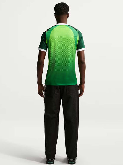 Nike nigeria home t-shirt mm calcio da uomo verde