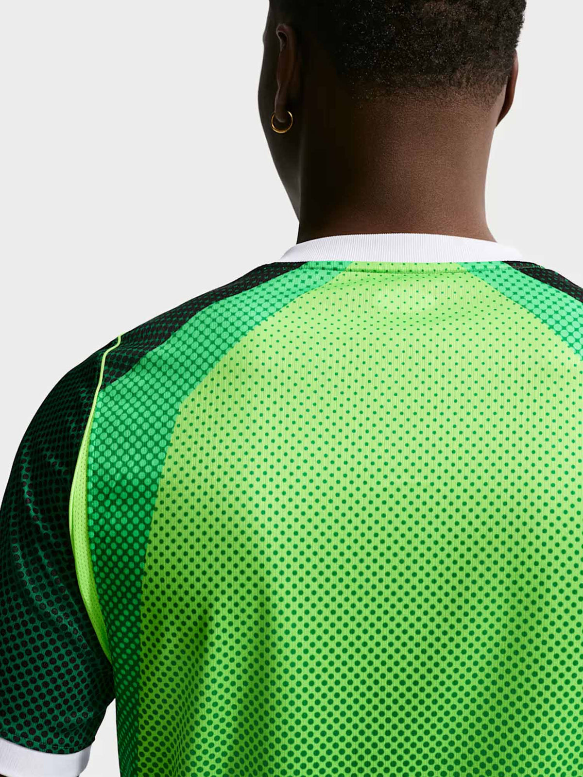 Nike nigeria home t-shirt mm calcio da uomo verde