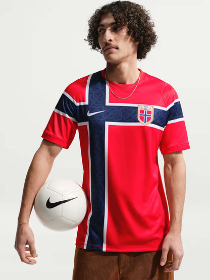 Nike Norway Home, t-shirt da uomo rossa