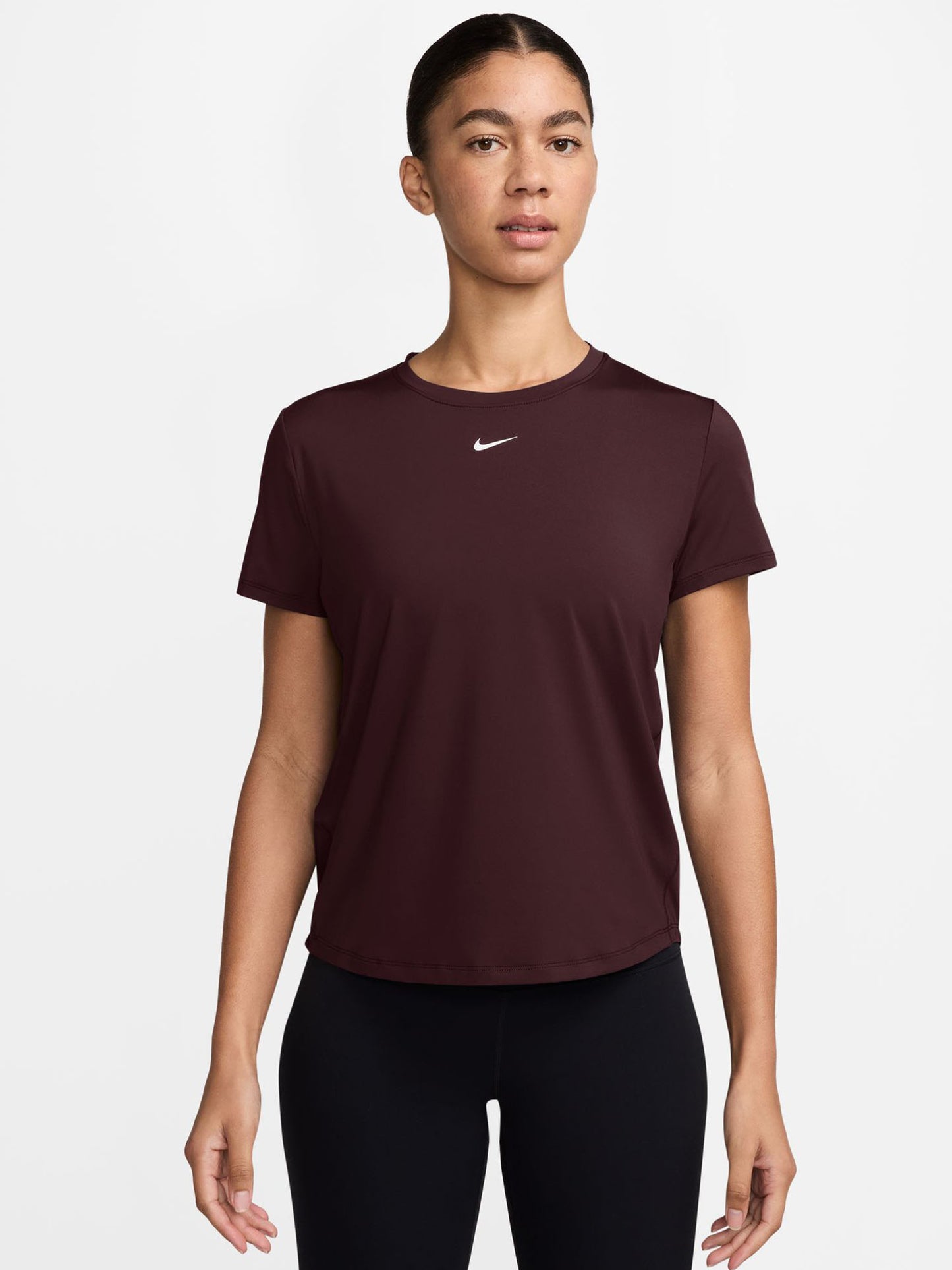 T-SHIRT TRAINING NIKE DA DONNA BORDEAUX