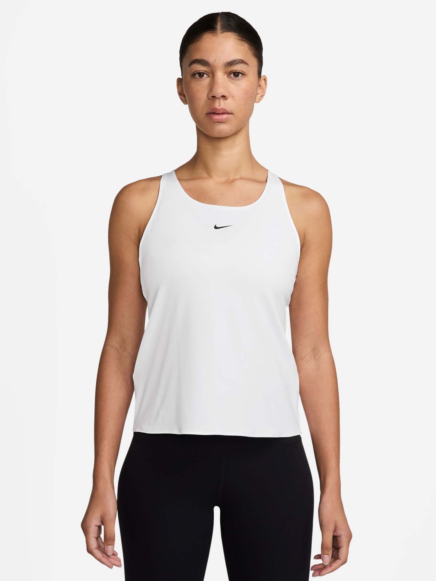 Canotta Nike Pro Dri-FIT da donna bianca