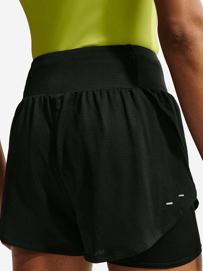 Nike short 2IN1 running da donna nero
