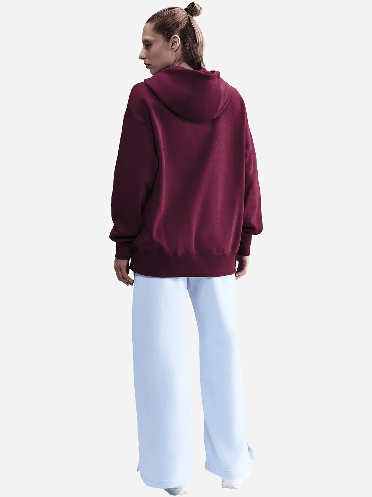 FELPA OVERSIZE CON CAPPUCCIO SPORTSWEAR NIKE DA DONNA BORDEAUX