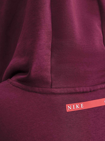 FELPA OVERSIZE CON CAPPUCCIO SPORTSWEAR NIKE DA DONNA BORDEAUX