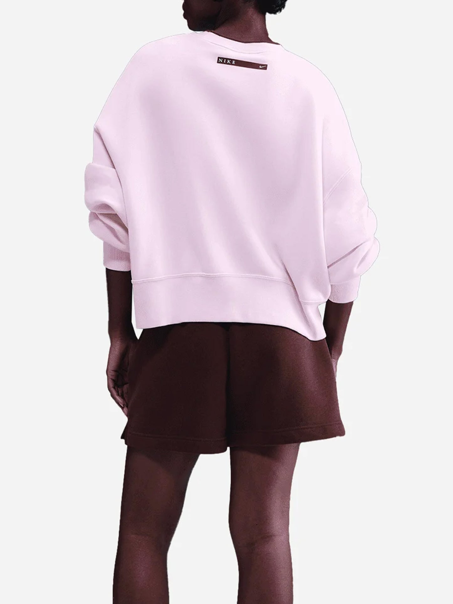 FELPA GIROCOLLO NIKE DA RAGAZZA ROSA