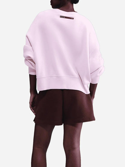 FELPA GIROCOLLO NIKE DA RAGAZZA ROSA