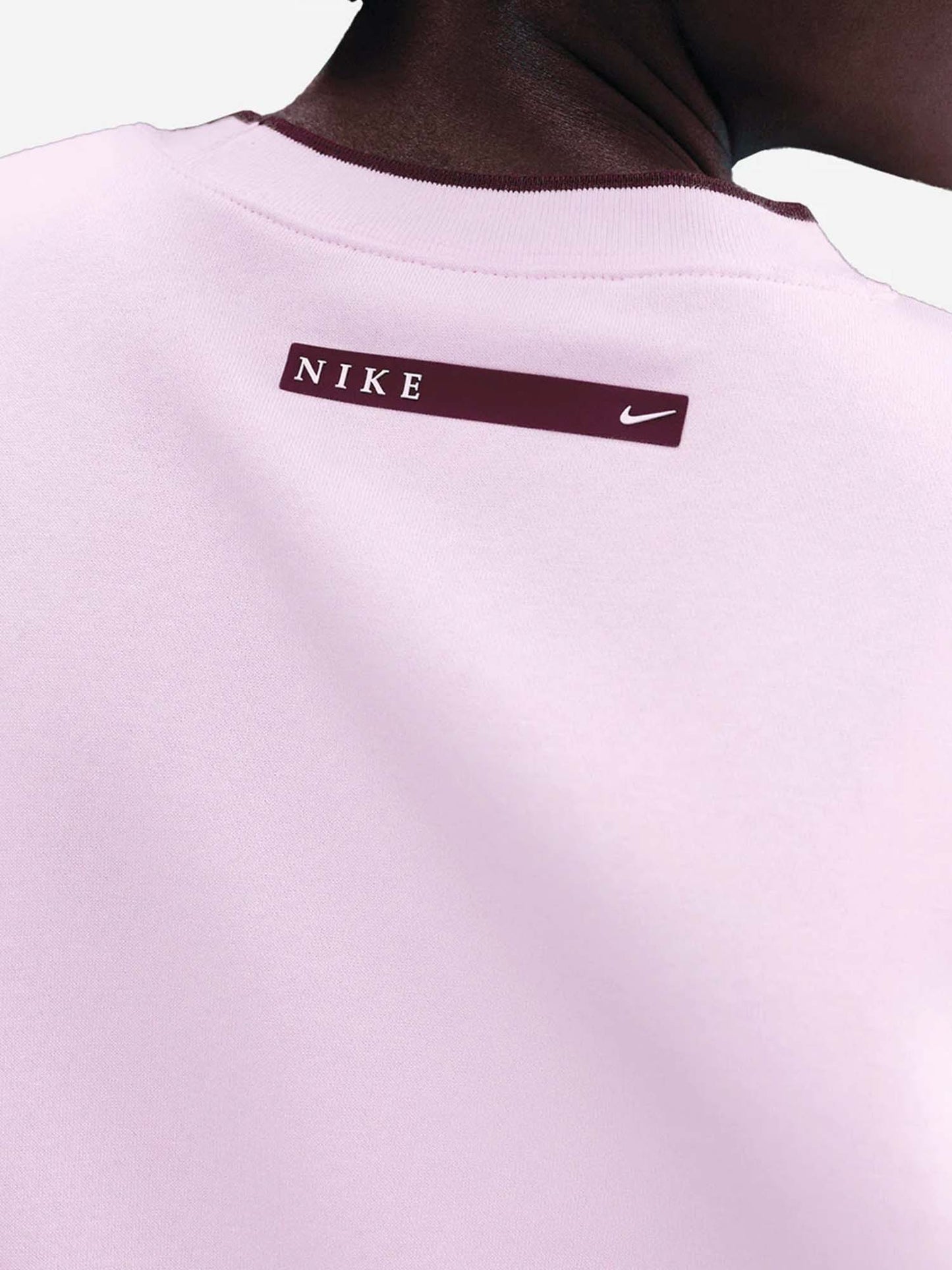 FELPA GIROCOLLO NIKE DA RAGAZZA ROSA