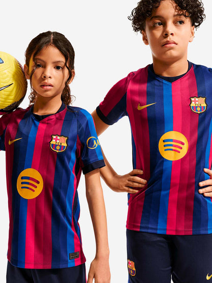 Nike FC Barcelona 26/27 Stadium Home, t-shirt Unisex bambino multicolore