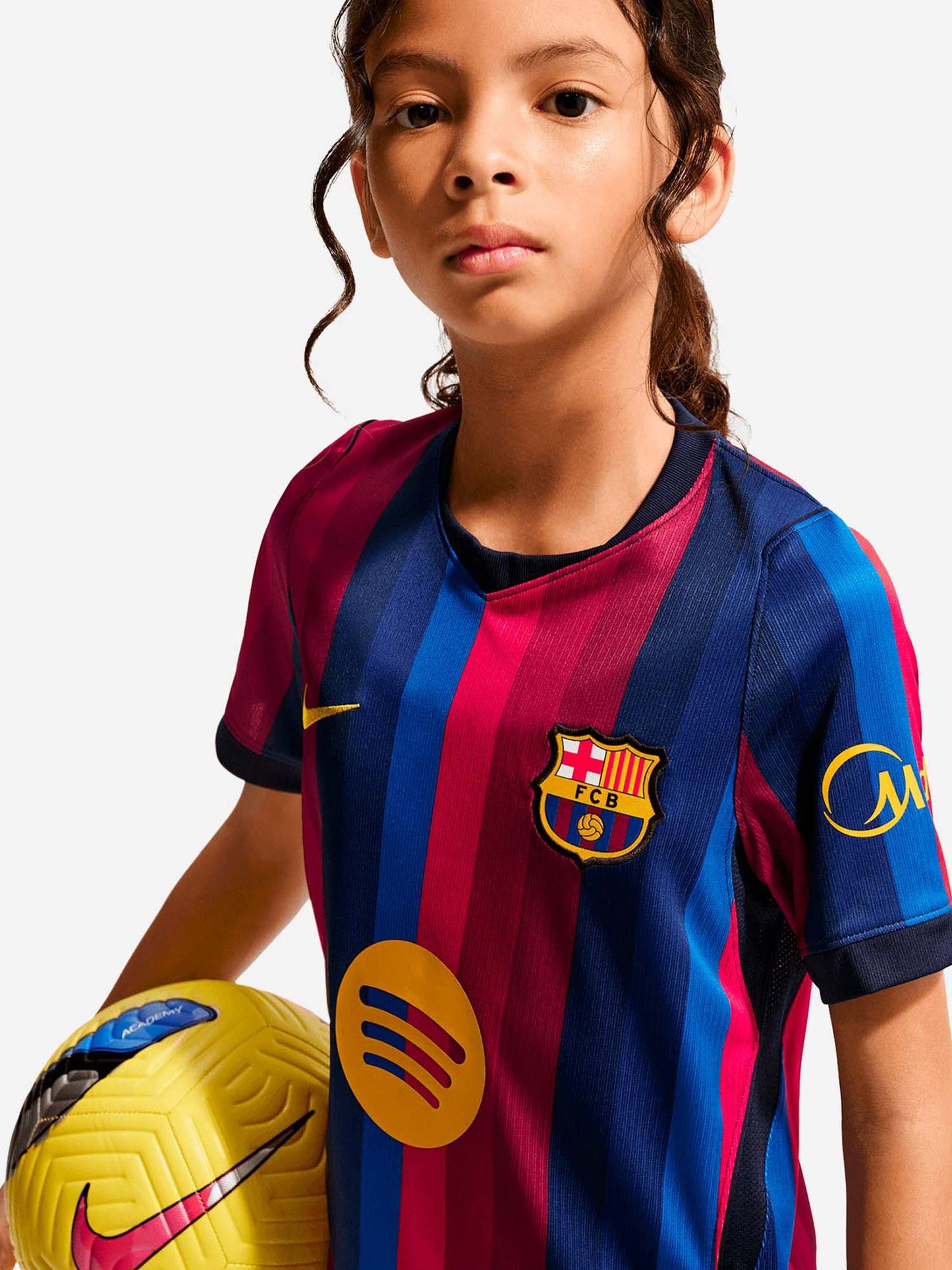 Nike FC Barcelona 26/27 Stadium Home, t-shirt Unisex bambino multicolore