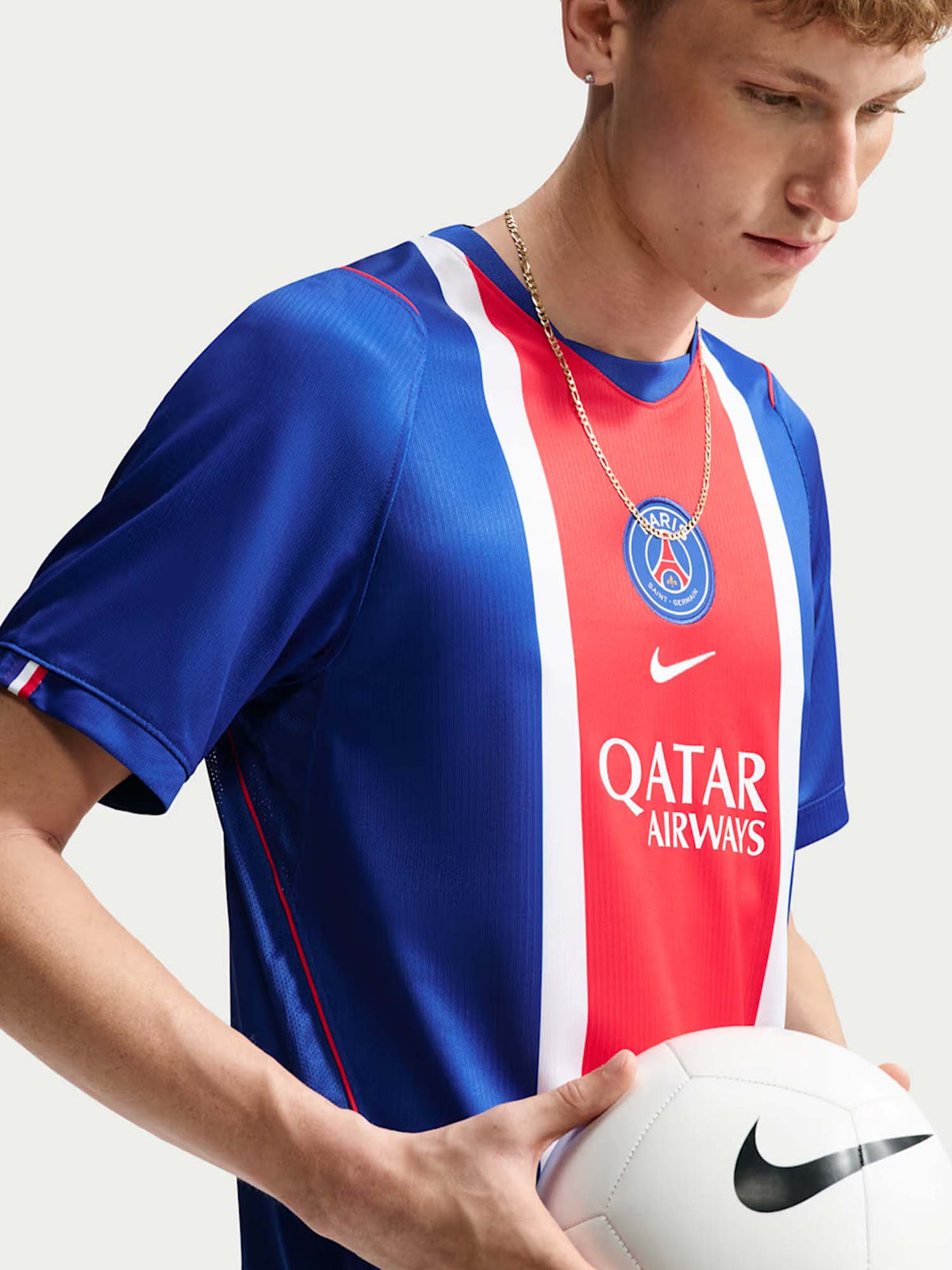 Nike psg home t-shirt mm calcio da uomo royal