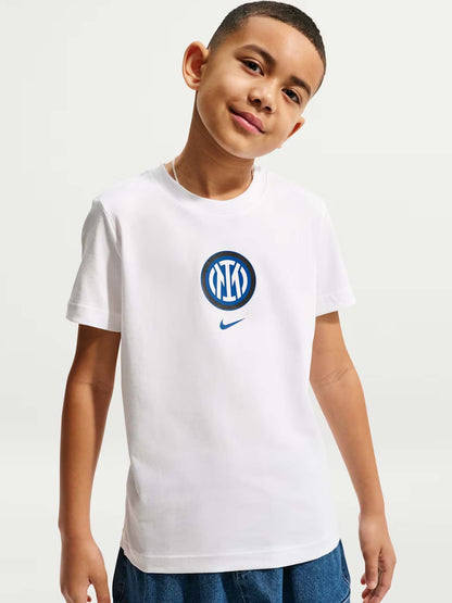 Nike Inter, t-shirt Unisex bambino bianca